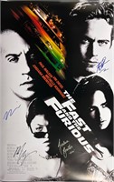 Autograph Fast and Furious Poster