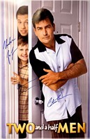 Autograph Two and a Half Men Poster