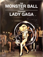 Autograph Lady Gaga Poster