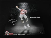 Cardale Jones Signed 8x10 Photo RCA COA