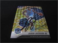 Jaren Jackson Jr Signed Trading Card RCA COA