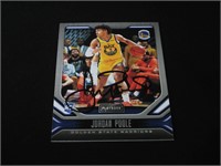 Jordan Poole Signed Trading Card RC RCA COA