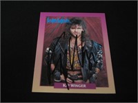 Kip Winger Signed Trading Card RCA COA