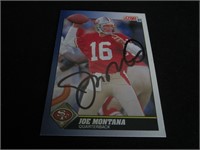Joe Montana Signed Trading Card RCA COA