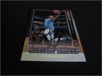 De'Aaron Fox Signed Trading Card RCA COA