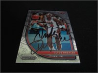 Clyde Drexler Signed Trading Card RCA COA