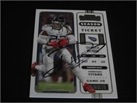 Derrick Henry Signed Trading Card RCA COA