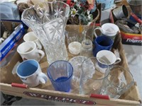 COLL OF COFFEE CUPS, GLASSWARE, MISC.