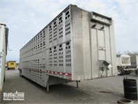 (DMV) 1994 Barrett Aluminum 102" x 48' Livestock T