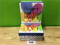Happy Birthday Gift Box lot of 2