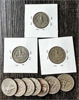 10 - UNITED STATES 1970'S QUARTERS WITH 2 1776-197
