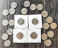 23 UNITED STATES 'STATE' QUARTERS 1999 TO 2003