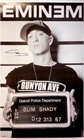 Autograph Signed Slim Shady Poster