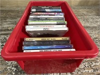 Red tub w/ cd’s - mostly 90’s rock/pop