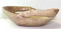 Hand Made Carved Stone Horse Bowl "Made in Kenya"