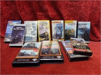 Train VHS cassettes. Assorted titles.
