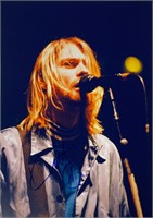 Autograph Kurt Cobain Photo