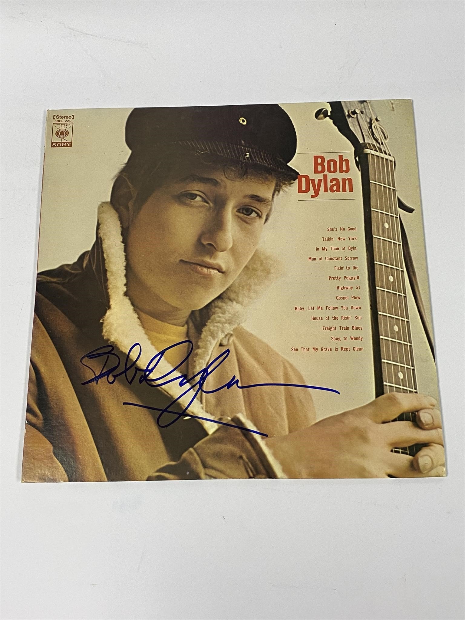 Autograph Bob Dylan Vinyl