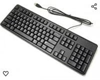 StarTeck Wired Keyboard and Mouse Set - Black