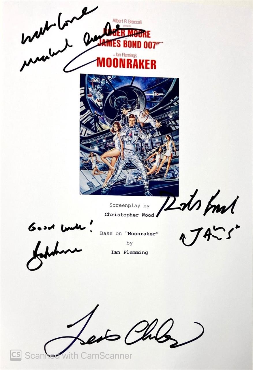 Autograph Moonraker Script Cover