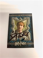 Autograph Harry Potter Card