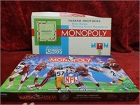 (2)Monopoly board games. One is NFL version.