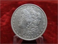 1879-Morgan Silver dollar US coin.