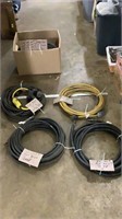 Extension cords and air hoses