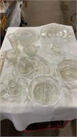 Fenton moonstone opalescent dishes