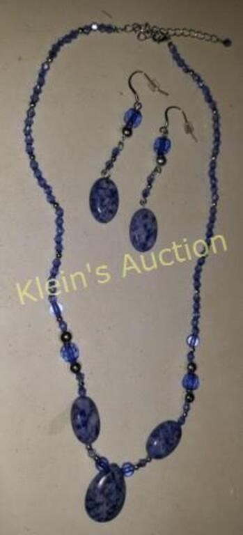Lapis Lazuli? Necklace & Earrings Set