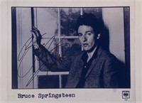 Autograph Bruce Springsteen Photo
