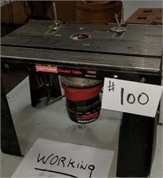 Craftsman Router & Router Table-works