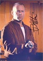 Autograph Bruce Willis Photo