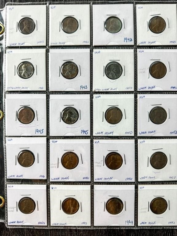 20 - 1940'S UNITED STATES LINCOLN HEAD PENNIES