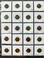 20 - 1940'S UNITED STATES LINCOLN HEAD PENNIES