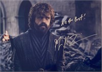 Autograph Signed 
Game of Thrones Photo