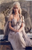 Autograph Signed 
Game of Thrones Photo