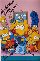 Autograph Signed 
Simpsons Photo