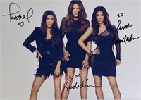 Autograph Signed 
Kardashians Photo