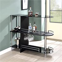 Kings Brand Furniture Bar Table with Two Tempered