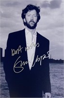 Autograph Signed 
Eric Clapton Photo