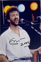 Autograph Signed 
Eric Clapton Photo