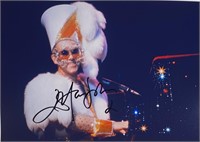 Autograph Signed 
Elton John Photo