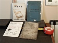 1945 Ford truck manual + 1958 car manual