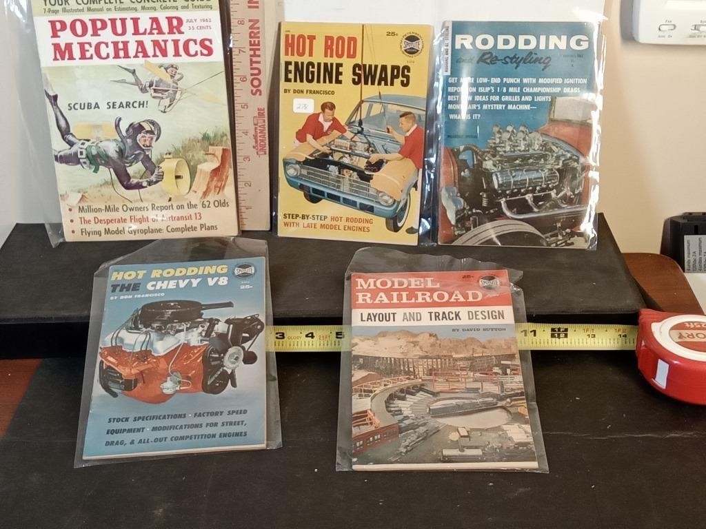 vtg Hot Rod magazines & more