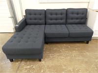 ASHLEY FURNITURE ARMLESS LOVESEAT & CHAISE
