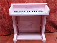 Small Barbie doll pink piano. Child size.