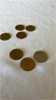 $1 coins