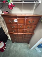 Large Solid Wood 6 Drawer Armoire
