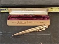 Ronson gold filled penciliter lighter + pen